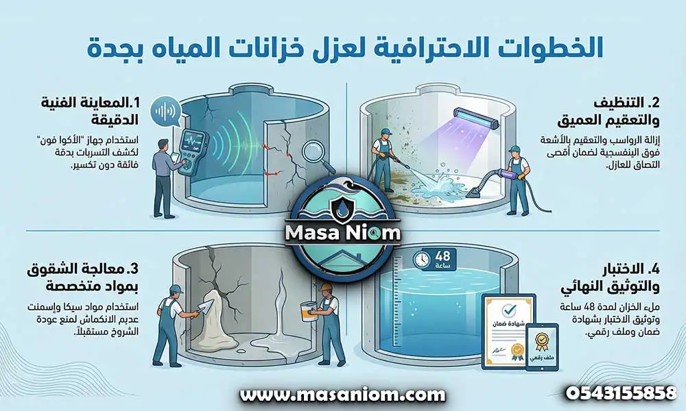 عزل خزانات بجدة