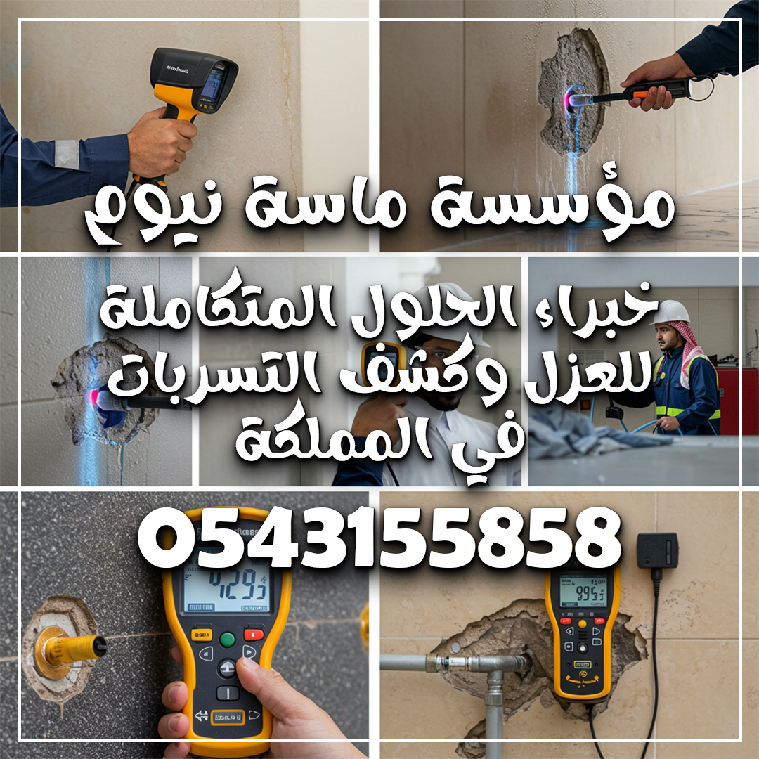 كشف تسربات مياه بجدة