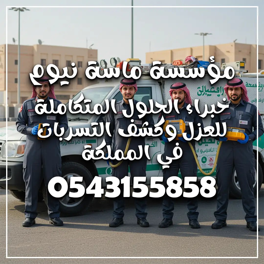 كشف تسربات مياه بمكة 