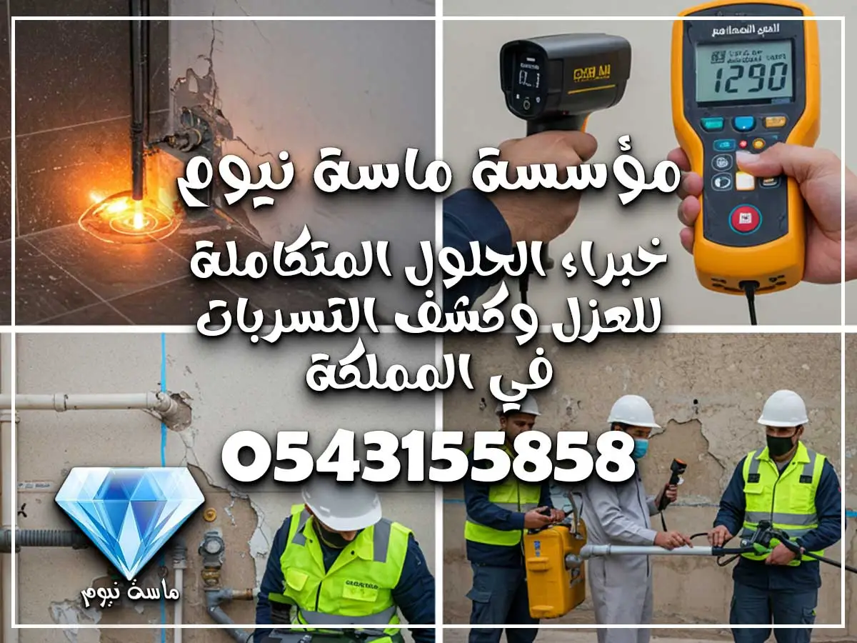 كشف تسربات المياه بدون تكسير جدة