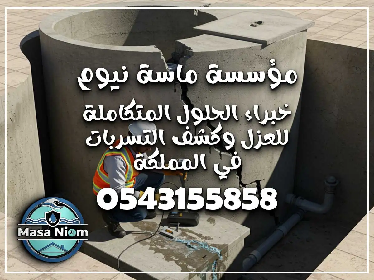 كشف تسربات المياه حي النوارية