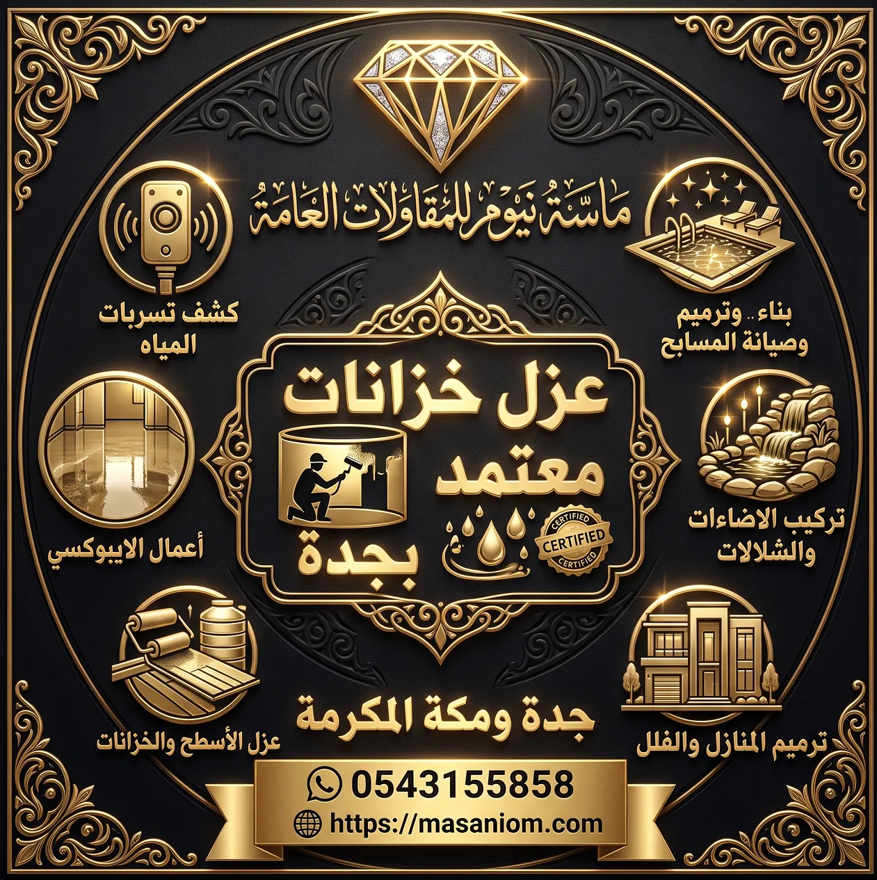 عزل خزانات معتمد بجدة